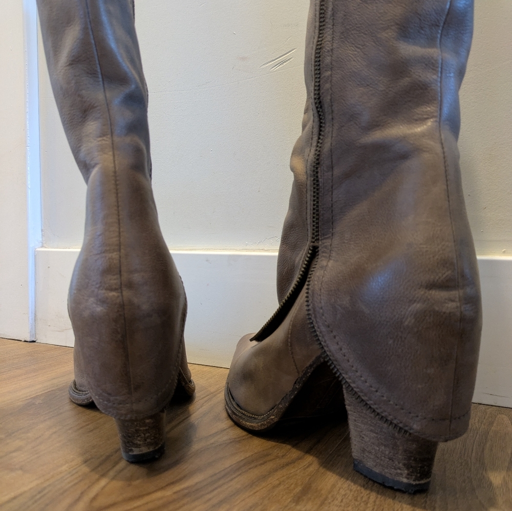 Leather Francesco Morichetti Boots 40 - Picture 3 of 6